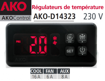 AKO-D14323 regelaar met twee NTC-sensoren