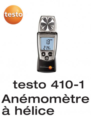 Testo 410-1 - Zakformaat schroefanemometer met omgevingstemperatuurmeting