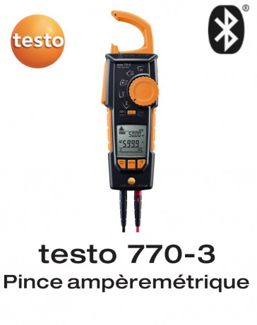Testo 770-3 - TRMS stroomtang met Bluetooth