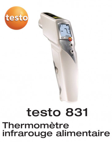 Testo 831 - Contactloze infraroodthermometer voor metingen op afstand