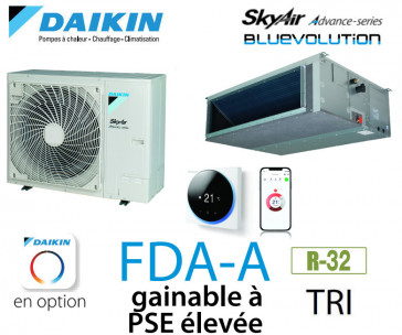 Daikin ADVANCE FDA250A driefasige hoge statische druk inbouwverwarming