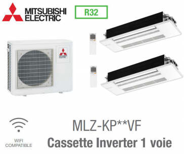 Mitsubishi Bi-split Cassetteomvormer 1 kanaal MXZ-5F102VF + 2 MLZ-KP50VG
