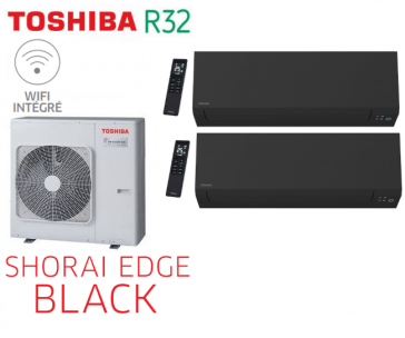 Toshiba SHORAI EDGE BLACK Bi-Split RAS-3M26U2AVG-E + 1 RAS-B13G3KVSGB-E + 1 RAS-B16G3KVSGB-E