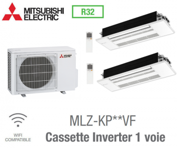 Mitsubishi Bi-split Cassetteomvormer 1 kanaal MXZ-2F42VF + 2 MLZ-KY20VG