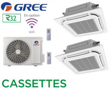 GREE Bi-split CASSETTES FM 24 + 2 FM CST 12 R32