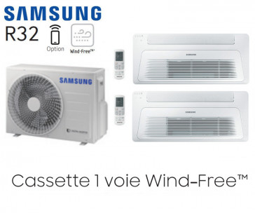 Samsung Wind-Free Bi-Split 1-kanaals cassette AJ050TXJ2KG + 2 AJ026TN1DKG