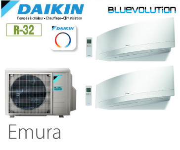 Daikin Emura Bisplit 2MXM50A + 2 FTXJ25MW - R32
