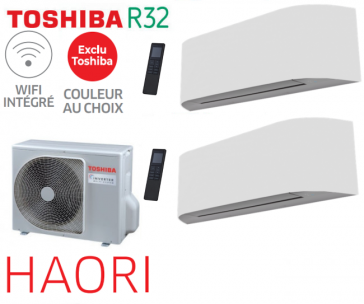Toshiba HAORI Bi-Split RAS-2M10G3AVG-E + 2 RAS-M07N4KVRG-E