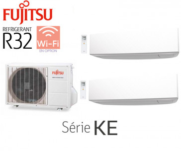 Fujitsu Bi-Split wandmontage AOY40M2-KB + 2 ASY20MI-KE