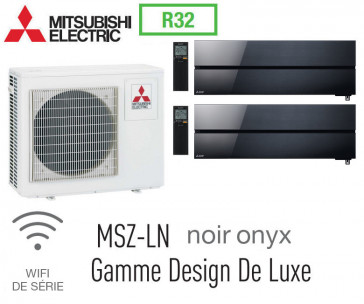 Mitsubishi Bi-split wandmodel De Luxe MXZ-3F68VF + 2 MSZ-LN35VGB - R32