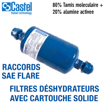 Castel 4208/3 filterdroger - 3/8" SAE aansluiting