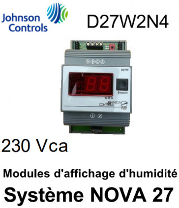 Johnson Controls D27W2N4Q vochtigheidsdisplay module