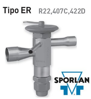Sporlan thermostatisch expansieventiel - ER range - voor R22, 407C, 422D