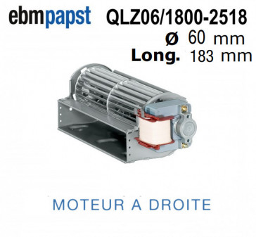 QLZ06/1800-2518 Crossflow ventilator van EBM-PAPST