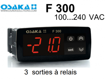 Osaka F 300 digitale koelthermostaat in 100...240 VAC