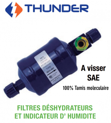 Filterdroger met kijkglas TEG-082 - 1/4" SAE aansluiting