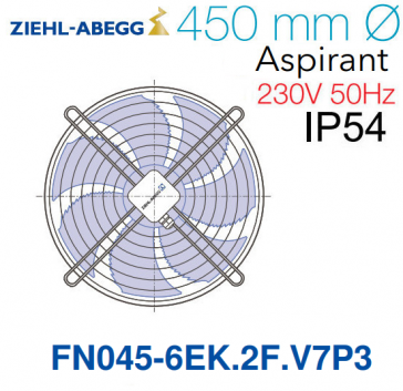 Ziehl-Abegg FN045-6EK.2F.V7P3 Axiaal ventilator