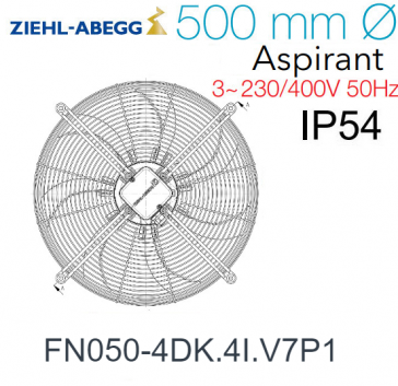 Ziehl-Abegg FN050-4DK.4I.V7P1 Axiaal ventilator