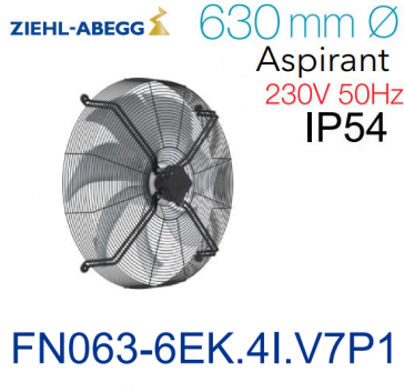 Ziehl-Abegg FN063-6EK.4I.V7P1 Axiaal ventilator