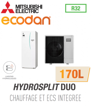 Ecodan HYDROSPLIT DUO 170L R32 EHPT17X-VM2D + PUZ-WM85VAA