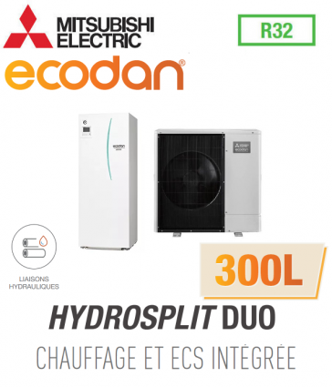 Ecodan HYDROSPLIT DUO 300L R32 EHPT30X-YM9ED + PUZ-WM85VAA