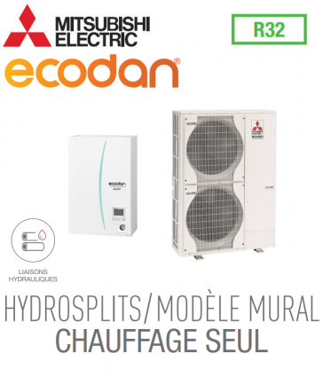 Ecodan HYDROSPLIT WANDVERWARMING R32 EHPX-VM2D + PUZ-HWM140VHA