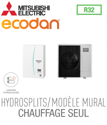 Ecodan HYDROSPLIT WANDVERWARMING R32 EHPX-VM2D + PUZ-WM112VAA