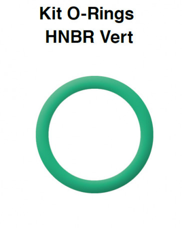 Set van 360 HNBR O-Ringen Groen