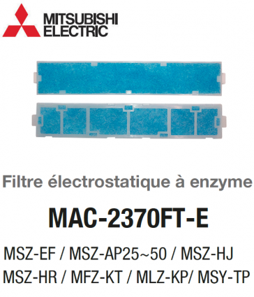 MAC-2370FT-E Elektrostatisch enzymfilter