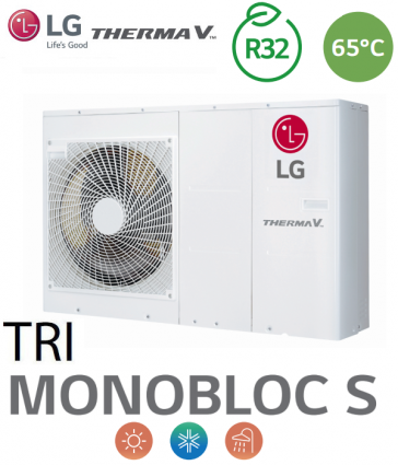THERMA V monoblok-warmtepomp 65°C - HM093MR.U44 - R32