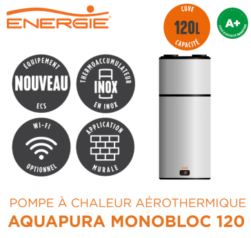 Warmtepomp AQUAPURA MONOBLOC 120 van Energie