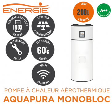 AQUAPURA MONOBLOC 200i warmtepomp van Energie