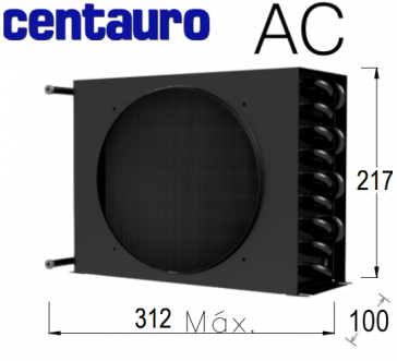 Luchtgekoelde condensor AC 117/0.50 - OEM 208 - van Centauro