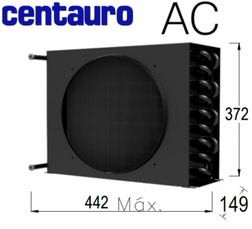 Luchtgekoelde condensor AC 130/2.69 - OEM 314 - van Centauro