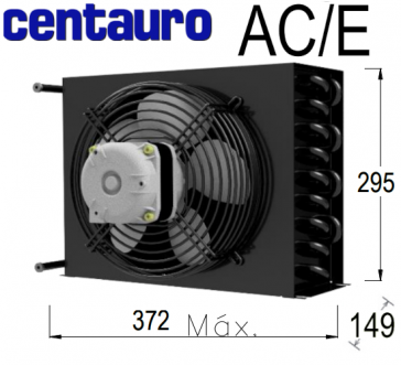 Luchtgekoelde condensor AC/E 125/2.00 - OEM 411 - van Centauro