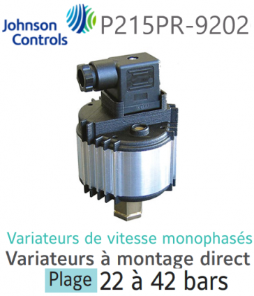 P215PR-9202 Johnson Controls enkelfasige direct gemonteerde frequentieregelaar 