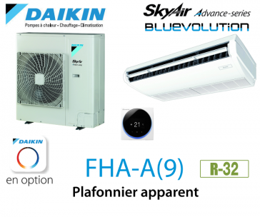Daikin opbouw plafondlamp Advance FHA140A eenfase 