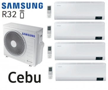 Samsung Cebu Quadri-Split AJ080TXJ4KG + 3 AR07TXFYAWKN + 1 AR12TXFYAWKN