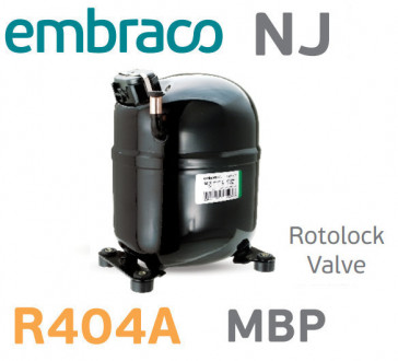 Aspera Compressor - Embraco NJ9232GK - MET VALVE - R404A, R449A, R407A, R452A
