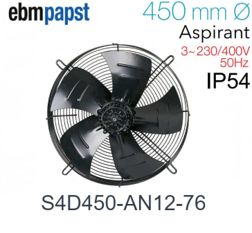 EBM-PAPST S4D450-AN12-76 Axiale ventilator