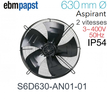 EBM-PAPST Axiale ventilator S6D630-AN01-01