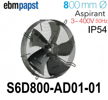 Axiaalventilator S6D800-AD01-01 van EBM-PAPST
