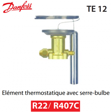 Thermostatisch element TEX 12 - 067B3210 - R22/R407C Danfoss