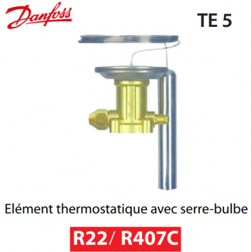 Thermostatisch element TEX 5 - 067B3250 - R22/R407C Danfoss