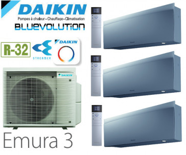 Daikin Emura 3 Trisplit 3MXM68A + 2 FTXJ20AS + 1 FTXJ35AS - R32