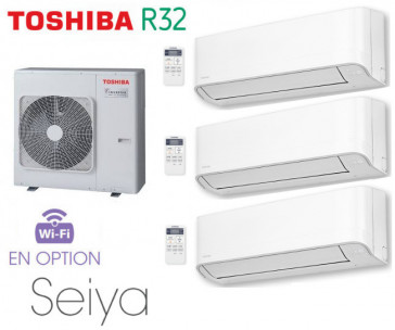 Toshiba Seiya Tri-Split RAS-3M26U2AVG-E + 2 RAS-B07E2KVG-E + 1 RAS-B13E2KVG-E