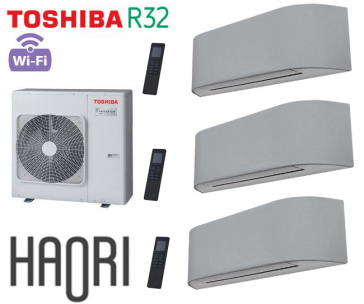 Toshiba HAORI Tri-Split RAS-3M26U2AVG-E + 3 RAS-B10N4KVRG-E 