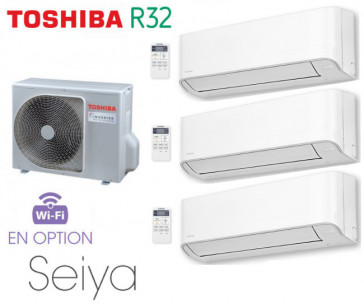 Toshiba Seiya Tri-Split RAS-3M18U2AVG-E + 3 RAS-B07E2KVG-E