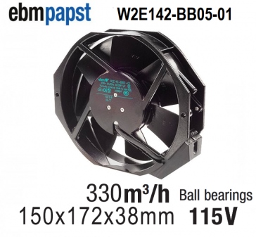 EBM-PAPST Axiale ventilator W2E142-BB05-01