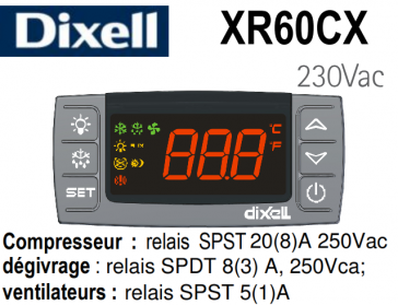 Dixell XR60CX-5N0C1 digitale regelaar